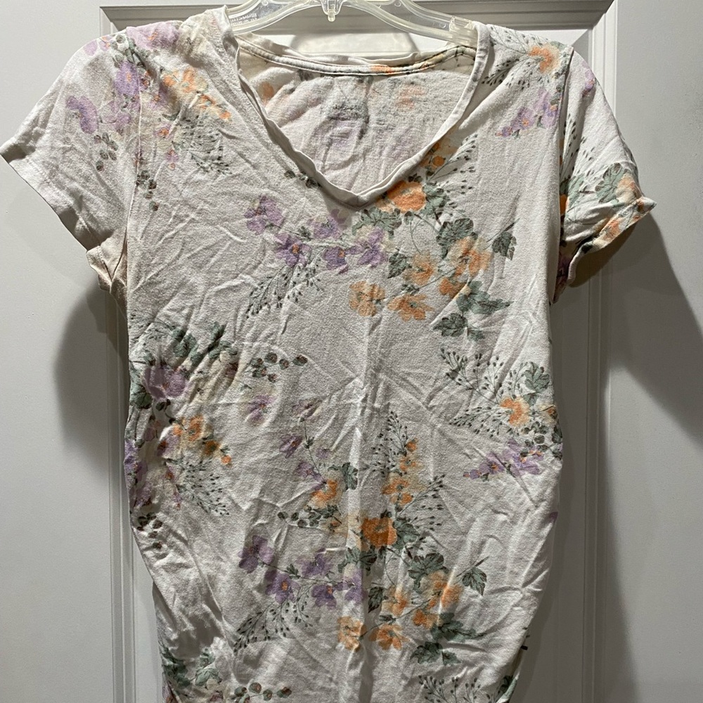 Flower maternity top